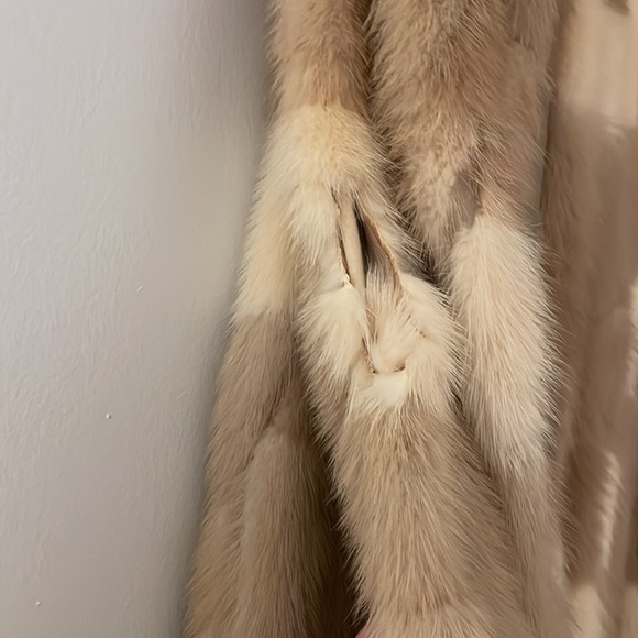 Galanos vintage stunning fur and leather coat jacket approx small PRICE DROP - Picture 13 of 13